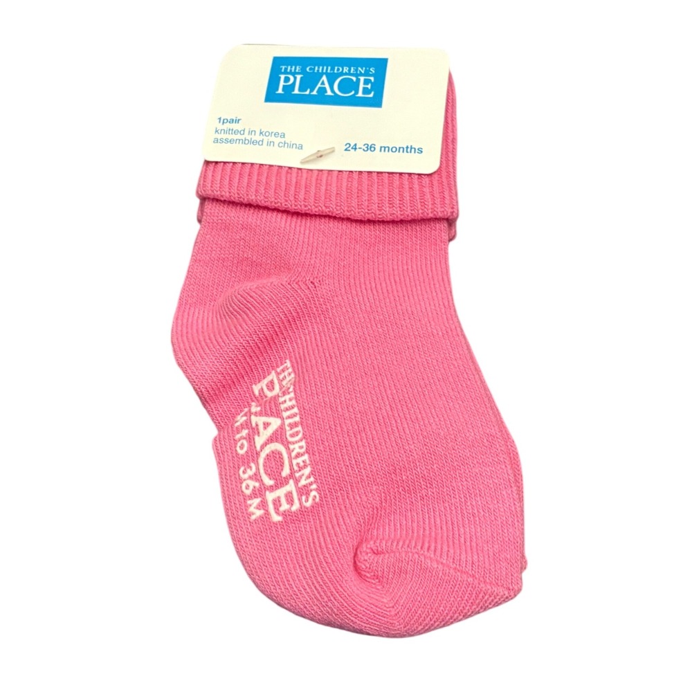 The‎ Children's Place Pink Socks Baby Girl 24-36 Months Cotton Blend Soft